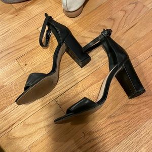 Leather heels